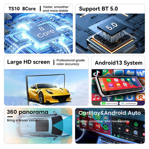 MOOKAKA10.25インチカーラジオforLexusLX570 2008-2015カーDVDプレーヤーマルチメディアビデオプレーヤーGPSナビゲーションカーオーディオ - Product Image 3
