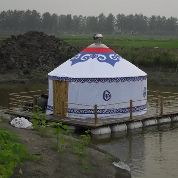 New Brand Factory Prijs Yurt! Populaire Weer Geïsoleerde Marquee Mongoolse Tent Yurt