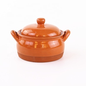 Fábrica de China color esmaltado sopa olla de <span class=keywords><strong>arroz</strong></span> de cerámica olla con tapa - Product Image 1