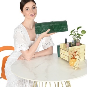 Astuccio Portagioie Arrotolabile in Pelle PU Multicomparto, Facile da Usare in Viaggio, Anti-attorcigliamento, Resistente all'Acqua, Design Eco-Friendly - Product Image 5