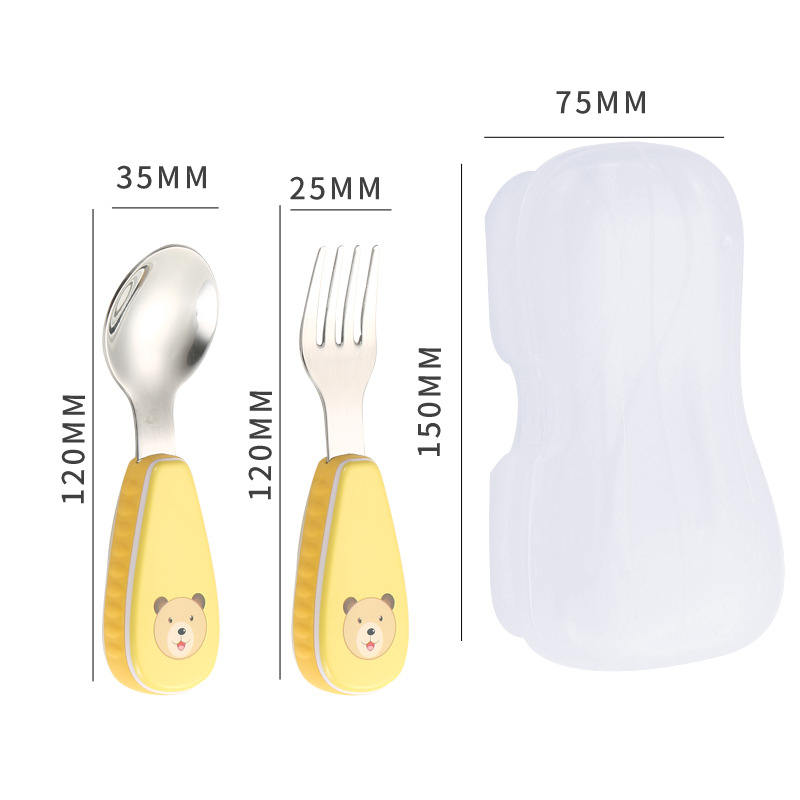Cuchara+tenedor+caja Yellow2