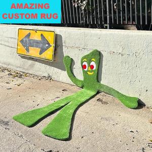 Bonita alfombra personalizada con mechones para teclado con altura de pila alta, estilo moderno para decoración del hogar, diseñada para Homer 3D - Product Image 2