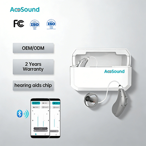 <span class=keywords><strong>Audífonos</strong></span> <span class=keywords><strong>invisibles</strong></span> RIC con amplificador de sonido recargable, ayuda para escuchar, <span class=keywords><strong>audífonos</strong></span> Bluetooth, diseño recargable - Product Image 1