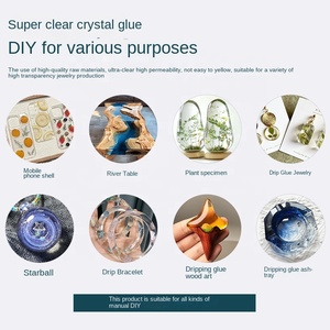 שרף אפוקסי דו-רכיבי שקוף במיוחד AB דבק נוזלי עשה זאת בעצמך, כיסוי בצורת טופר חתול, משטח עמיד בפני הצהבה - Product Image 3