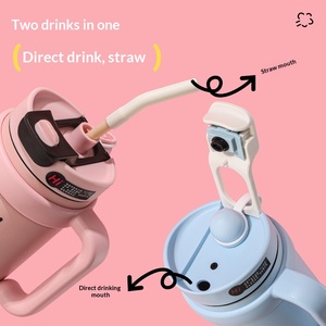 กระติกน้ำเก็บความเย็นขนาดใหญ่ รุ่นใหม่ คุณภาพสูง วัสดุสแตนเลส 316 สำหรับเดินทางข้ามประเทศ ความจุเยอะ ใช้ในรถยนต์ได้ พร้อมหลอดดูด เก็บความเย็นได้นาน 6-12 ชั่วโมง - Product Image 2