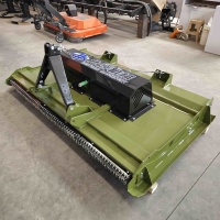 Desbrozadora Agrícola con Enganche de 3 Puntos, Cadenas de Protección, Caja de Engranajes, Rodamientos Ajustables, Alta Productividad para Mantenimiento de Tractores, Pastos y Caminos