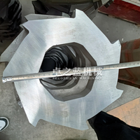 Lames de broyeur de pneus industriels à double arbre de haute qualité pour le recyclage des déchets, machine de broyage de pneus en plastique et caoutchouc
