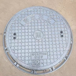 En124b125 C250 D400 E600 dễ uốn sắt <span class=keywords><strong>manhole</strong></span> bìa và khung cho xây dựng sử dụng màu đen - Product Image 5