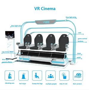 Simulateur de cinéma VR 9D, jeu de simulation de vol 4D avec plateforme de mouvement intérieure/extérieure, simulateur AR/MR en aluminium et acier durable, fonctionnement à un clic - Product Image 2