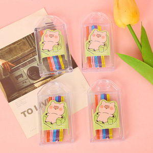 Candy Colored Hair <b>Clips</b> Set Duckbill <b>Clip</b> Side <b>Clip</b> For Women Casual Headdress Plastic Manual Craft <b>Spring</b> 2024 - Product Image 2