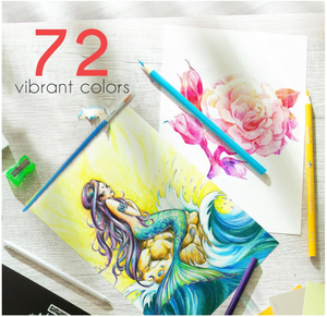 72 crayons de couleur en bois fabriqués à la machine, à base d'huile, <span class=keywords><strong>pour</strong></span> la peinture à l'huile professionnelle - Product Image 5