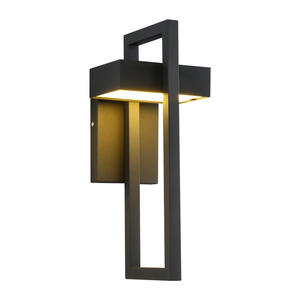 Aplique de luz impermeable para exteriores IP65, lámpara de pared, luz de pared negra moderna - Product Image 1