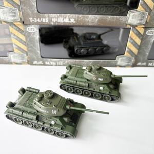 Tanque Pesado Soviético T34 a Escala 1/72, T34-85, IS-2 Ruso, Modelo Militar de Aleación, Colección de Adornos - Product Image 1