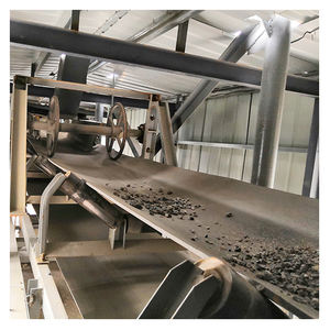 Lona de goma, grava redonda, máquina móvil, entrada de piedra, cinta transportadora de transporte con tolva - Product Image 2