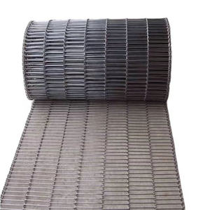 Sıcak satış kuru örgülü konveyör bant zincir bağlantı düz çubuk örgülü konveyör bandı düz tel örgülü konveyör örgülü konveyör bant - Product Image 1