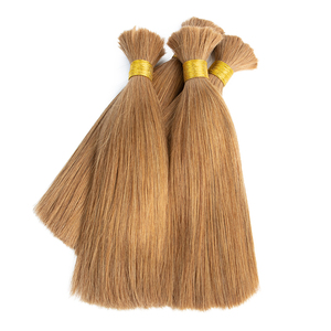 Cabello Humano a Granel Colorido, con Pigmentación Rica, Resistente a la Decoloración, Hilos <span class=keywords><strong>de</strong></span> Cabello Resistentes, Doble Trama, Reutilizable - Product Image 3