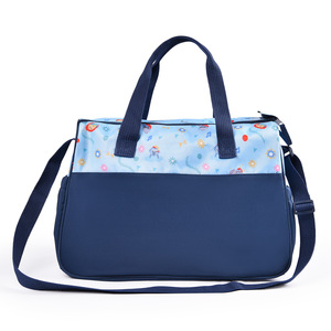 大容量多機能マザーベビーショルダーバッグクロスボディ新品ラブリーアニマルプリントミイラバッグセット5製ポリエステル - Product Image 5