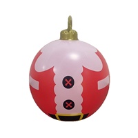 Boule de Noël gonflable en PVC la plus vendue – Nouveauté pour décorations extérieures et aménagements festifs