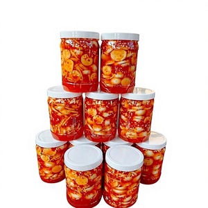 Berberechos Blancos Enlatados en Cuartos en Líquido Transparente en Frasco de Vidrio 365g, Berberechos Encurtidos Agridulces, Mejor Precio Vietnam - Product Image 1