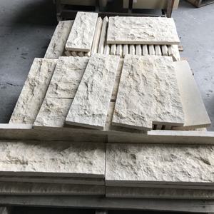 SH STONE Revestimiento de pared natural Chapa de piedra Exterior Interior Seta Superficie Moca Crema Piedra caliza Panel de piedra de pared - Product Image 6