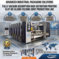 Máquina Automática de Alta Velocidad para Fabricación de Cajas de Cartón Corrugado con Impresión Flexográfica, Ranurado, Troquelado, Plegado y Encolado