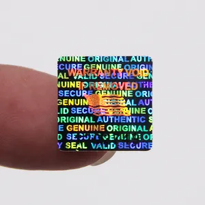 Custom tamper void resistant authenticity hologram sticker label