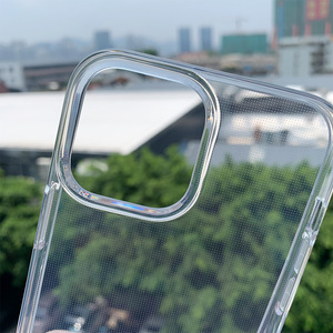 Cho iPhone 13 Pro Max 13 Trường Hợp Nhỏ <span class=keywords><strong>2Mm</strong></span> Cao Rõ Ràng Ánh Sáng Bảo Vệ Trọng Lượng Trở Lại Bìa Mềm TPU Trong Suốt Trường Hợp Điện Thoại - Product Image 4