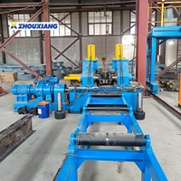Machine de soudage et de redressage combinée pour la production de poutres en H, ligne de production de poutres en H d'usine