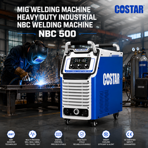 Équipement de soudage industriel Costar Flux Core sans gaz CO2 à double impulsion pour aluminium, 5 en 1, machine à <span class=keywords><strong>souder</strong></span> MIG - Product Image 4