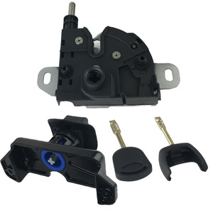 Hood <b>Lock</b> Set For Ford Transit Mk7 2006-2010 4 Piece Easy Installation Plastic <b>Keyed</b> Accessory - Product Image 1