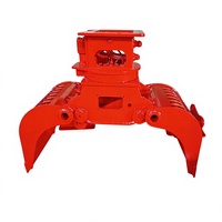 Grappin Rotatif Hydraulique SLN Personnalisable pour Excavatrice, Unité de Préhension Forestière 5-8 Tonnes, Moteur, Plusieurs Modèles au Choix, Chargement et Déchargement