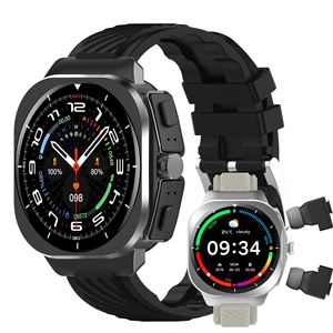 AIMB‑Z19 สมาร์ทวอทช์ 2‑อิน‑1 หูฟังบลูทูธแบบซ่อน BT โทรออก วัดอัตราการเต้นของหัวใจ ตรวจจับการนอนหลับ นาฬิกาอัจฉริยะสำหรับออกกำลังกายและฟิตเนส - Product Image 1