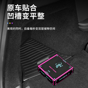 Tesla Model YL 6 Seat <b>Trunk</b> Side <b>Storage</b> <b>Box</b> TPE Waterproof Organizers - Product Image 3