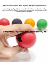 Ballon de squash américain en caoutchouc, haute élasticité, mini ballon rebondissant creux pour entraînement professionnel, diamètre 5,5-6 cm, sac transparent OPP