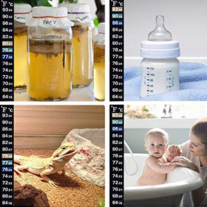 Autocollant d'aquarium gonflable à prix bas, étiquette personnalisée, bandes de cristal liquide, thermomètre - Product Image 3