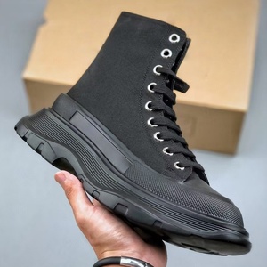 Chaussures de marche de luxe originales à plateforme montantes en toile pour hommes et femmes, résistantes aux odeurs et antidérapantes, de créateur - Product Image 5