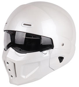 DOT Approved Unisex Motorcycle Helmet ABS Retro Combination for All Seasons New Condition - Product Image 3