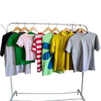 Ropa de Mujer de Segunda Mano de Primera Calidad al por Mayor, Tallas Variadas, Camisetas de Algodón de Marca Usadas de Verano