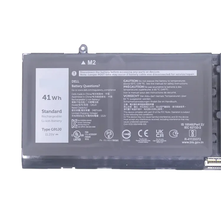 Hot Notebook Laptop Battery Replacement For DELL G91JO Notebook Battery