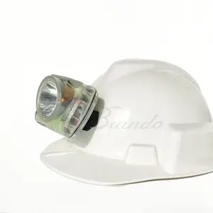 工厂帽灯发光二极管防爆前照灯可充电ip68 15000lux无绳矿用灯，带有机发光二极管显示屏