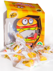 Serie de comida rápida Sabor a fruta dulce Envasado individual Mini <span class=keywords><strong>Burger</strong></span> Shaped Gummy <span class=keywords><strong>Candy</strong></span> - Product Image 6