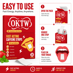 Wholesale Fast Energy Oral Strips with Taurine, No Water Needed Travel Friendly Supplement Formula - Product Image 4