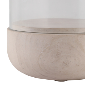 Marble Base Glass <b>Candle</b> <b>Hurricane</b> Decorative Taper <b>Candle</b> Holder For Table Centerpiece Living Room Display - Product Image 5