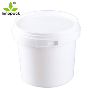 Barils ronds en PP blanc de 5 L de bonne qualité avec poignée, seau à peinture rond en plastique de 5 litres à vendre - Product Image 6