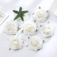 Têtes de roses artificielles pour corsages DIY, fleurs artificielles en gros pour bouquets, décoration murale de mariage, fleurs artificielles