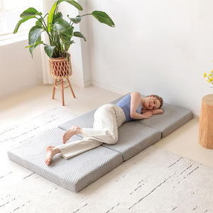 Tri-Fold <strong>Memory</strong> <strong>Foam</strong> <strong>Mattress</strong> 4 <strong>Inch</strong> Twin XL Folding <strong>Mattress</strong> with Collapsible and Washable Cover Gel <strong>Memory</strong> <strong>Foam</strong> Travel - Product Image 6