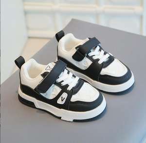 Baskets décontractées pour enfants Filles <span class=keywords><strong>Chaussures</strong></span> de couleur contrastée Baskets de sport pour garçons <span class=keywords><strong>Chaussures</strong></span> d'école pour enfants Baskets de conception pour adolescents de couleurs mélangées - Product Image 1