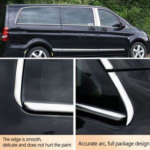 Dễ dàng cài đặt cửa sổ bằng thép không gỉ <span class=keywords><strong>TRIM</strong></span> cho V260 V250 Mercedes v-class VITO - Product Image 6