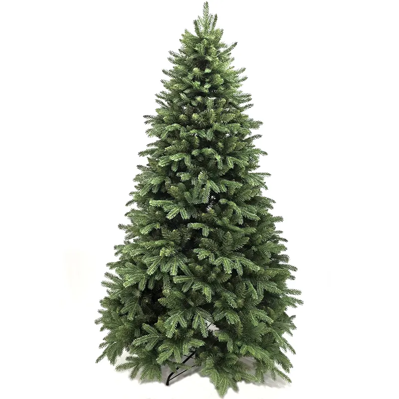 Prezzo di fabbrica personalizzato naturale verde ecologico artificiale Pvc albero di natale misto