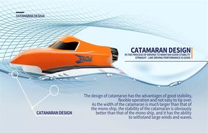 Popular <span class=keywords><strong>WLtoys</strong></span> <span class=keywords><strong>WL915</strong></span>-A Lancha RC de Alta Velocidad 2.4GHz 2CH 45km/h con Motor sin Escobillas, Barco de Carreras a Control Remoto, Modelo de Juguete para Niños - Product Image 5